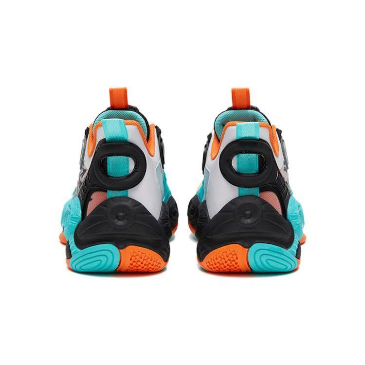 Anta Shaped 2 Comfortable Sports Non-Slip Wear-Resistant Mid-Top Kids Basketball Shoes Kids Basketball Shoes Jupiter-Orange 312321102H-3