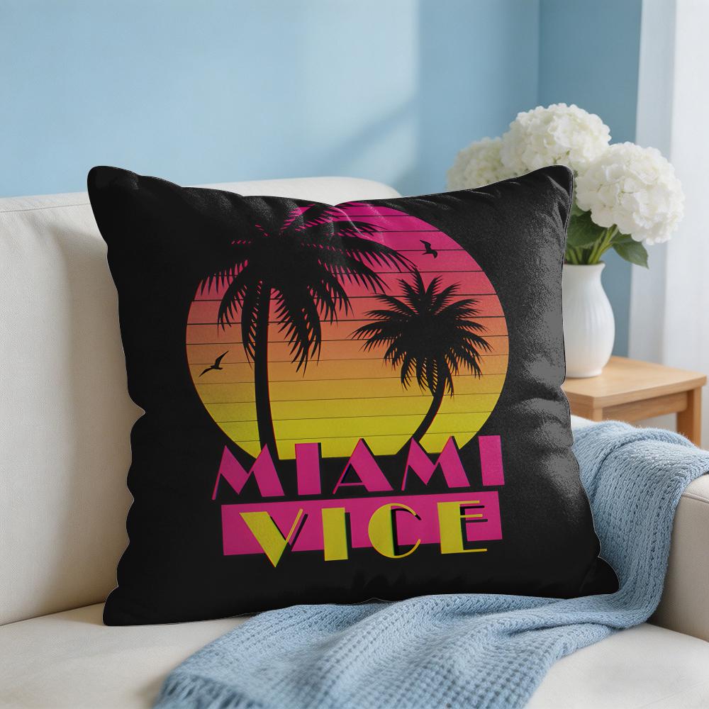 MMiami Vice Movie Cool Cushion Cover Square Pillow Bedroom Sofa Leisure Comfort Living Room Home Decoration X