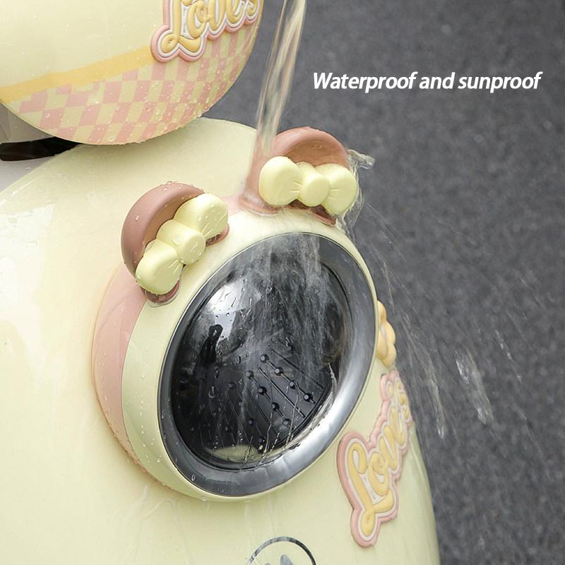 Electric Vehicle Stickers Motorcycle Helmet Decorative Stickers Cat Ear And Bear Ear Accessories Cute Accessories