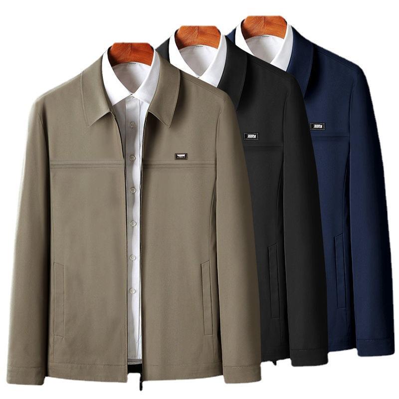 Loose Casual Business Men's Jacket Blazers for Men Formal Social Jacket Solid Color Luxury Office Dress Coat Spring Autumn