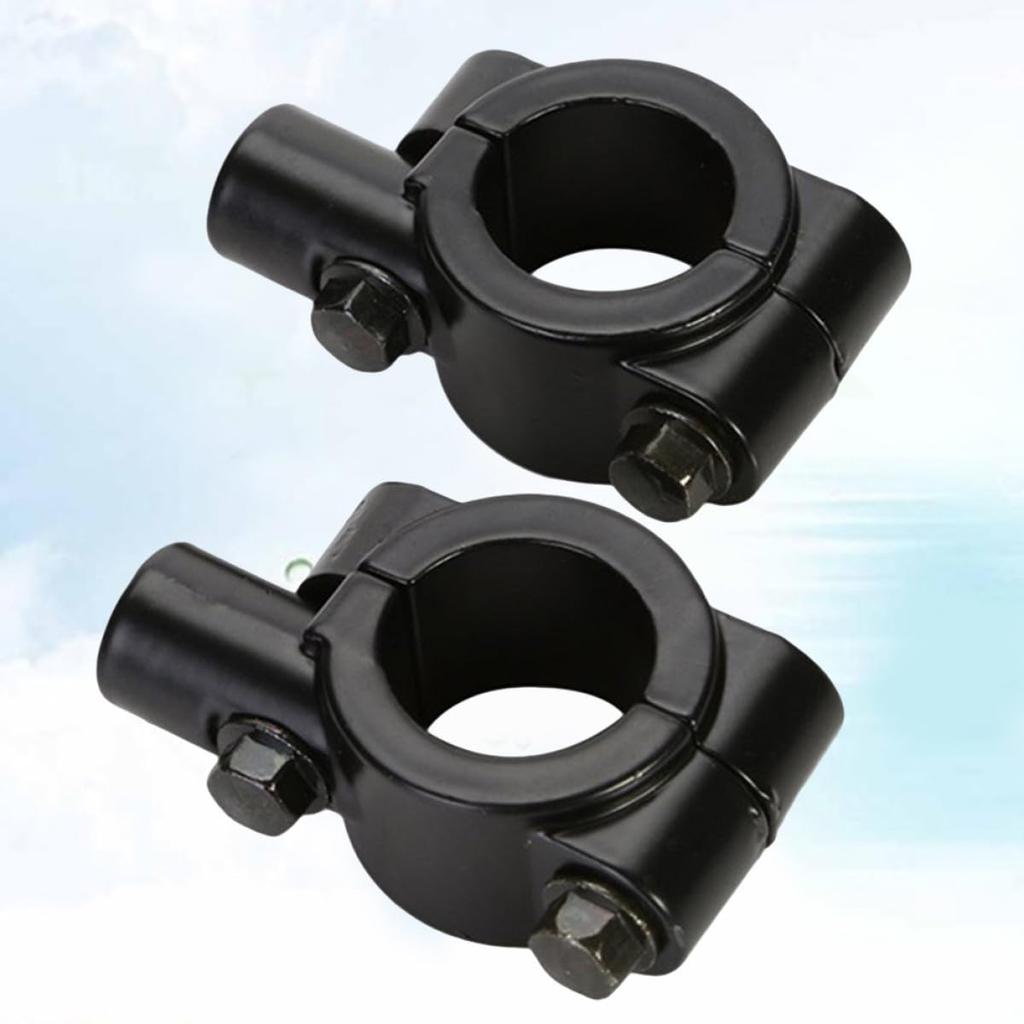 MAJORMENCH Bike Rearview Mirror Holder Set of 2 10mm Clamp