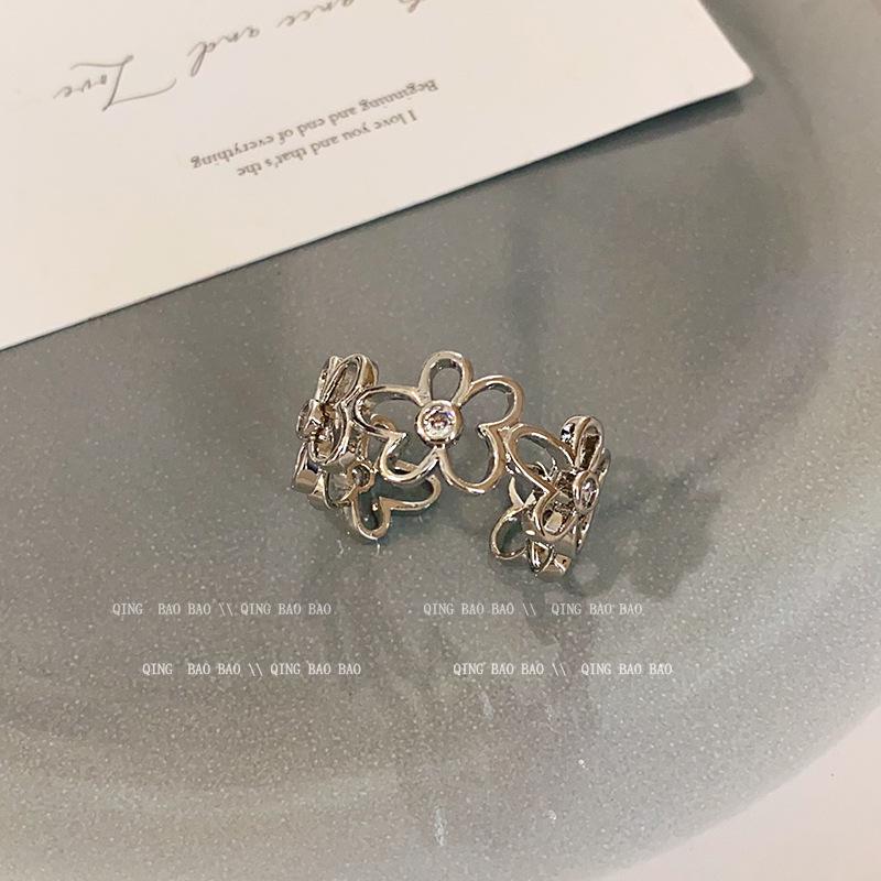 Korean-Style Niche Design Women's Adjustable Index Finger Ring: Chic, Versatile, and High-End for a Cold, Distinctive Look