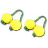 Lapensée Patica (Asalato) Percussion Instrument, Shaker, Folk Instrument, Set of 2, Patica Maracas, Percussion, Hobby (Yellow)