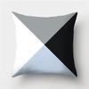 Grey Blue Pillowcase Geometric Cushion Cover Peach Skin Cushion Sofa Cushion Cushion Pillowcase Home Decor Pillowcase