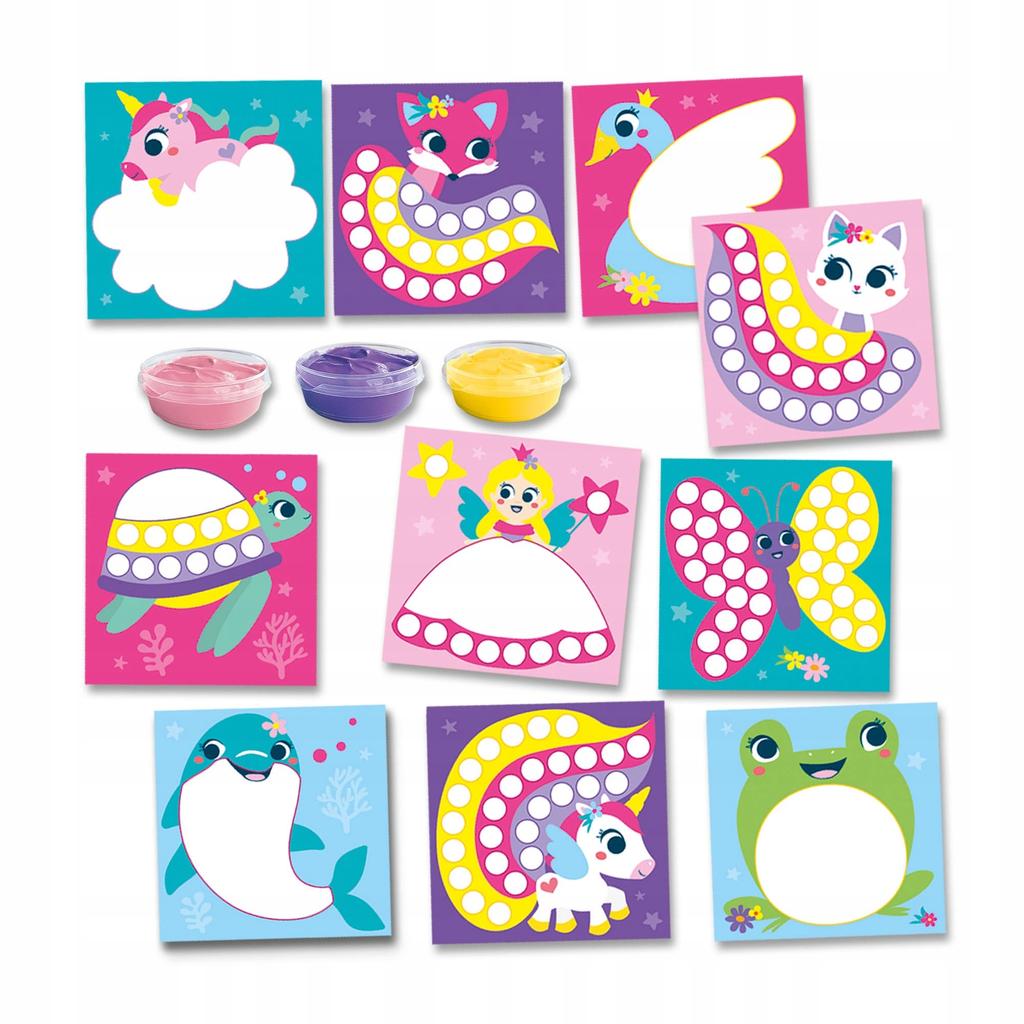 Finger Painting Cards Fantasy Figures Set Ses Creative 14446 1