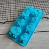 1Pc 8 Holes Sheep Animal Shaped Chocolate Silicone Mold Diy Candy Biscuit Jelly Pudding Ice Cube Pastry Baking Tools