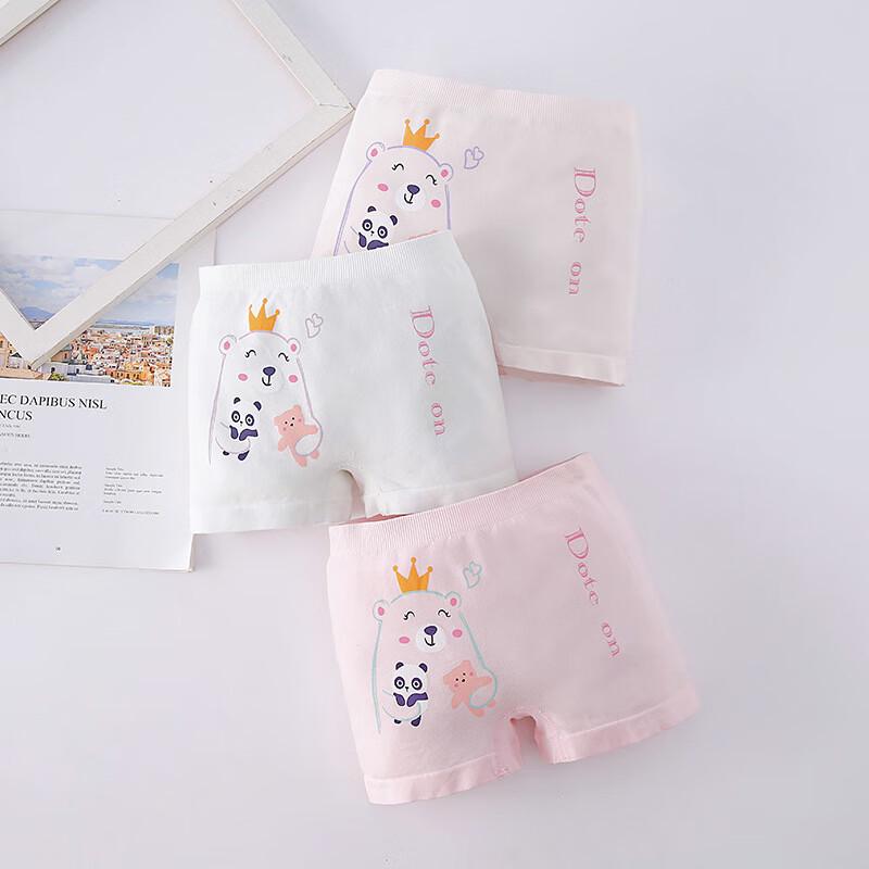 B.JOBSEN Girls  Seamless Cotton Boxer Underwear (3-Pack)