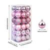 36 Pieces Christmas Ball Ornaments, Small Hanging Decorations for Celebration