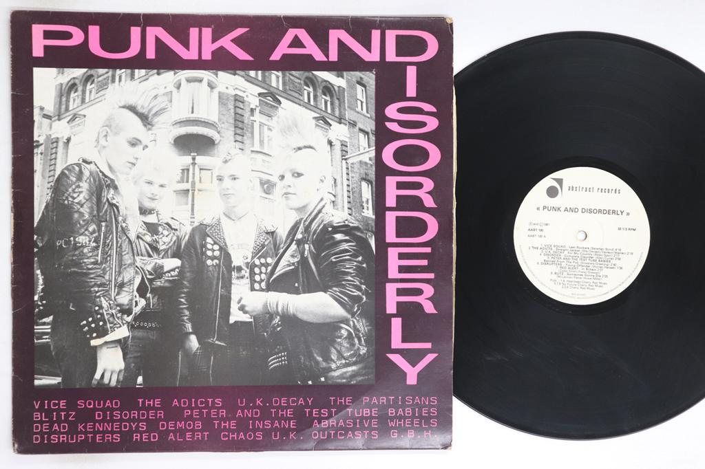 LP Record VARIOUS - Punk And Disorderly AABT100 ABSTRACT 1981 France Rock Used
