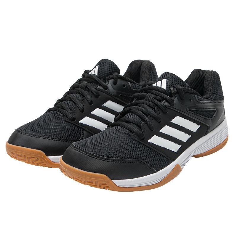 adidas Speedcourt Bequeme Vielseitige Atmungsaktive Low-Top Tennisschuhe Damen Sneaker Schwarz IH3158