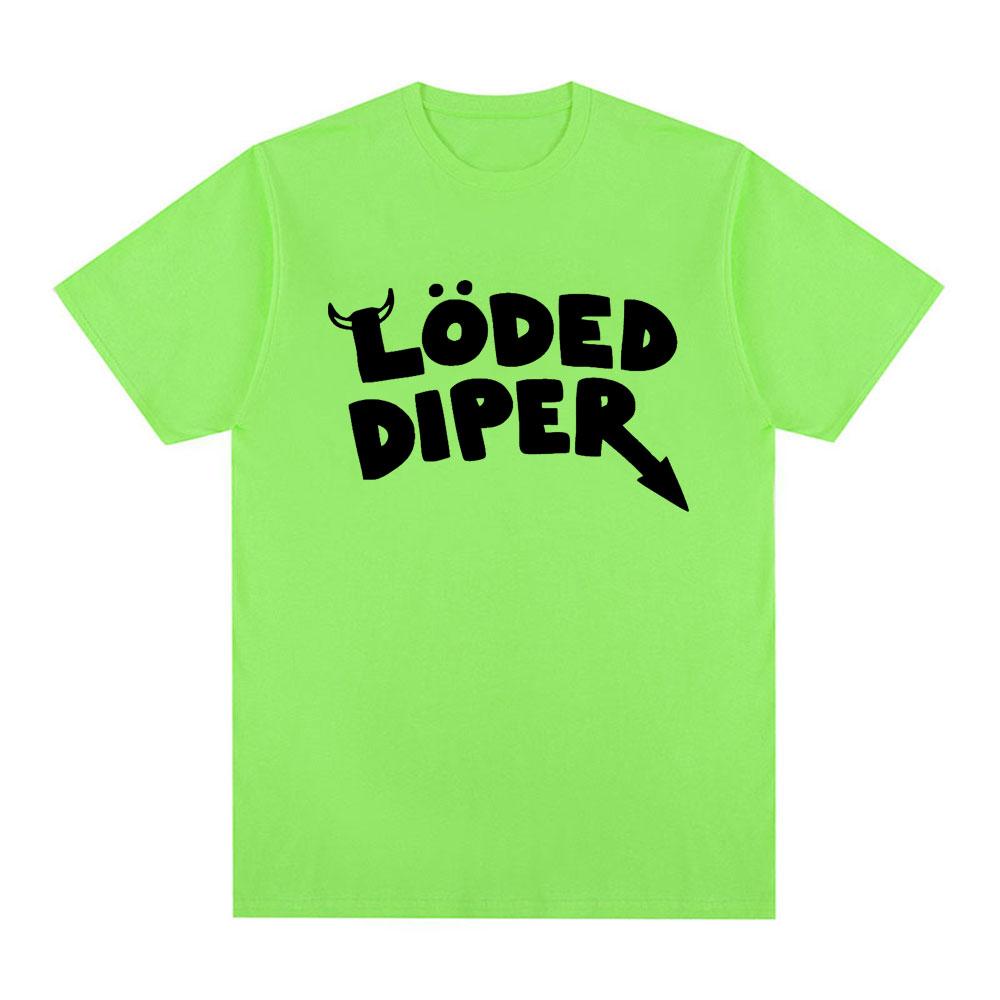 

LODED DIPER DIARY OF A WIMP KID T Shirt Male Brand Tee Shirt Men Summer Cotton Short Sleeve Oversized T Shirts Harajuku Couples 3XL