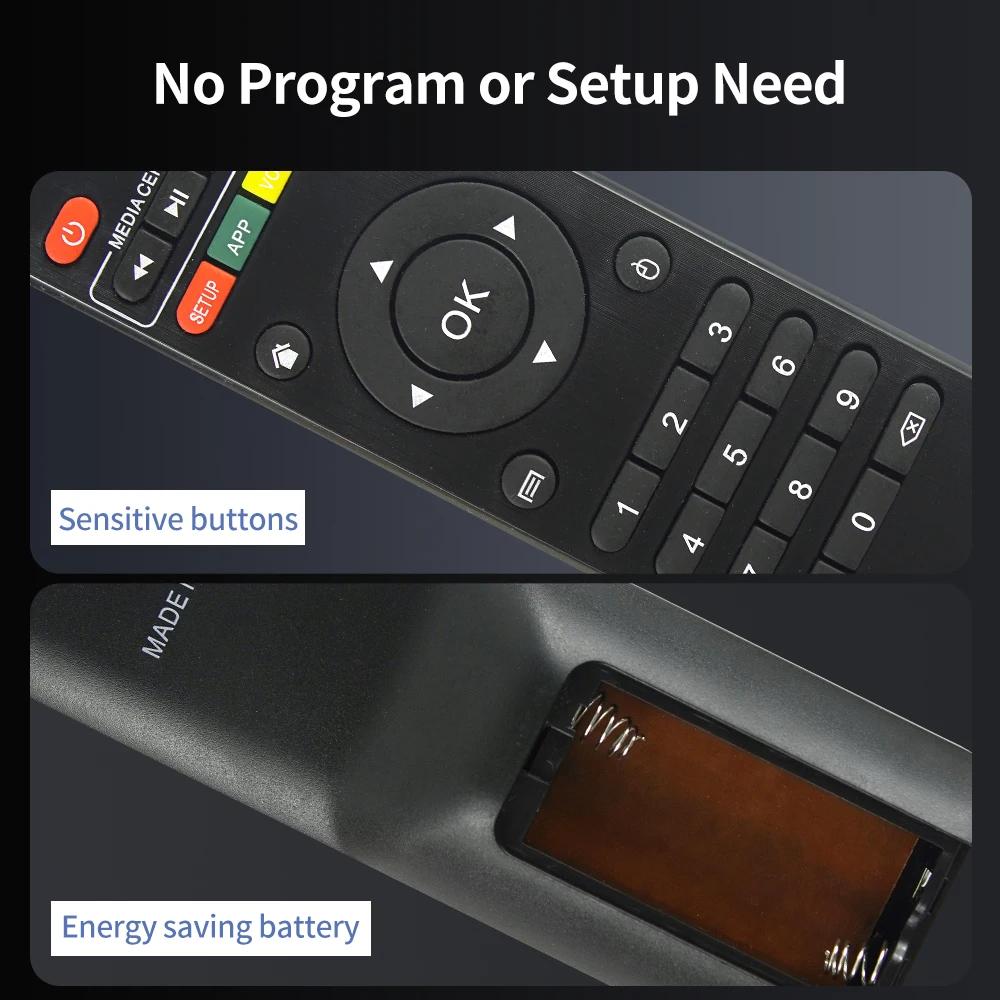 Universal Replacement Remote Control for Android TV Box X96 Mini MXQ Pro T95 T95X H96 Pro KODI Media Player
