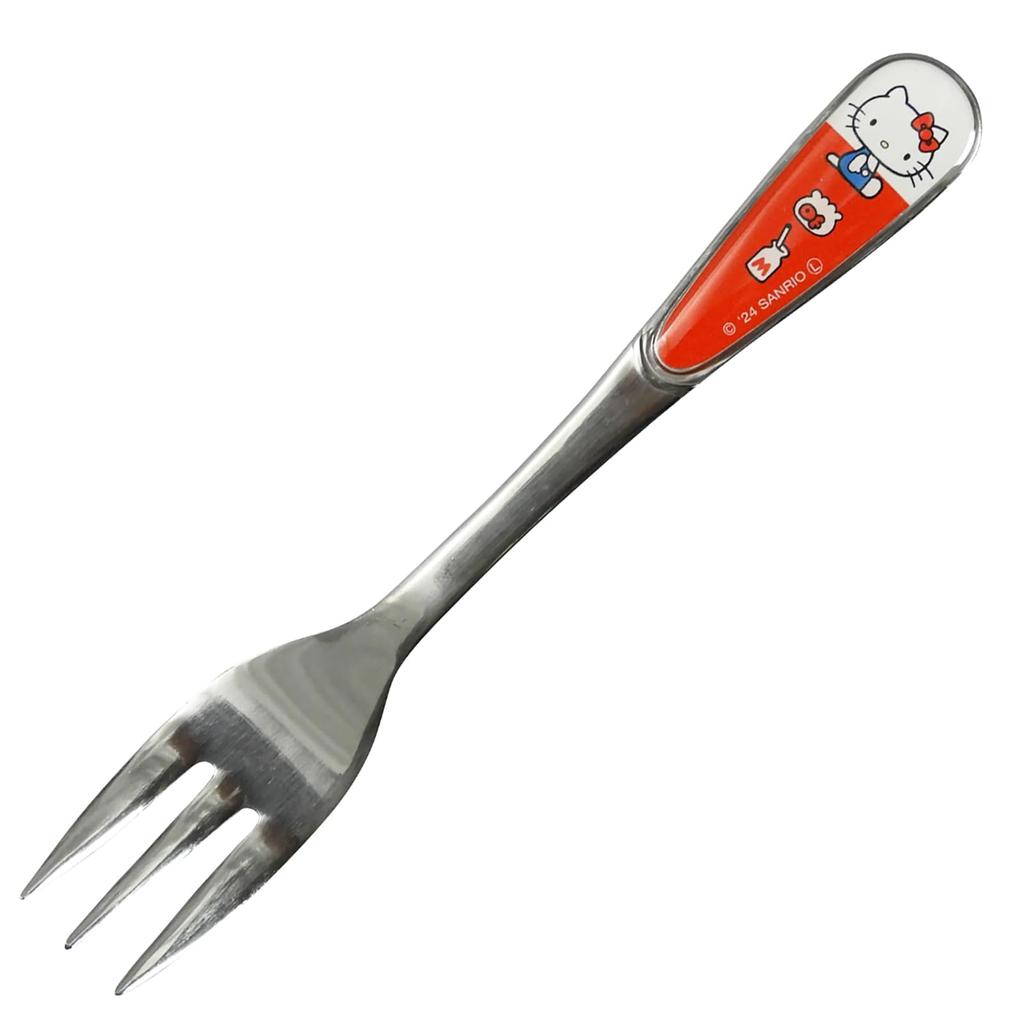 Sanrio Hello Kitty Fork Stainless Steel 14cm Baira Generation Heisei Showa Heisei Retro Tableware Kitty Goods Miscellaneous Goods Silver 70's