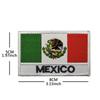 Toppa Bandiera Nord America: Messico, Portogallo, Argentina, Giamaica - Adesivo, Ricamo, Bracciale in Velcro
