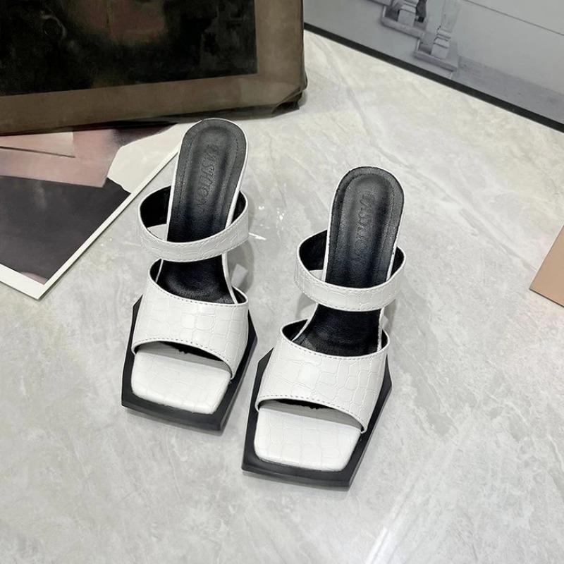Women's Shoes Slippers High Heels Sandals Woman Slides Sexy Stiletto Heels Luxury Designer Elegant Party Dress