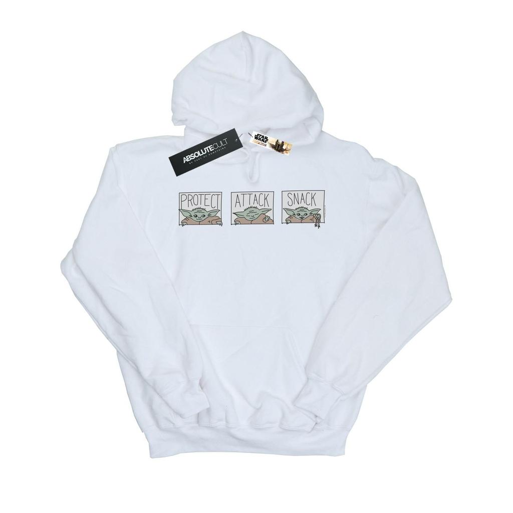 Star Wars Womens/Ladies The Mandalorian The Child Tiles Hoodie