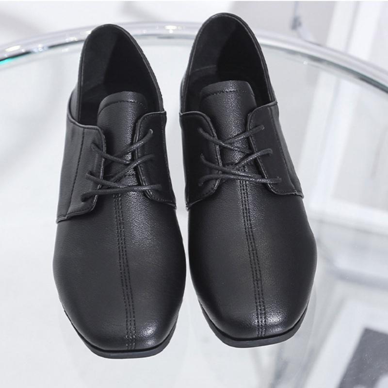 Fashionable Lace Up Lightweight And Elegant Casual Shoes For Women Spring And Summer Retro Thick And Comfortable High Heels