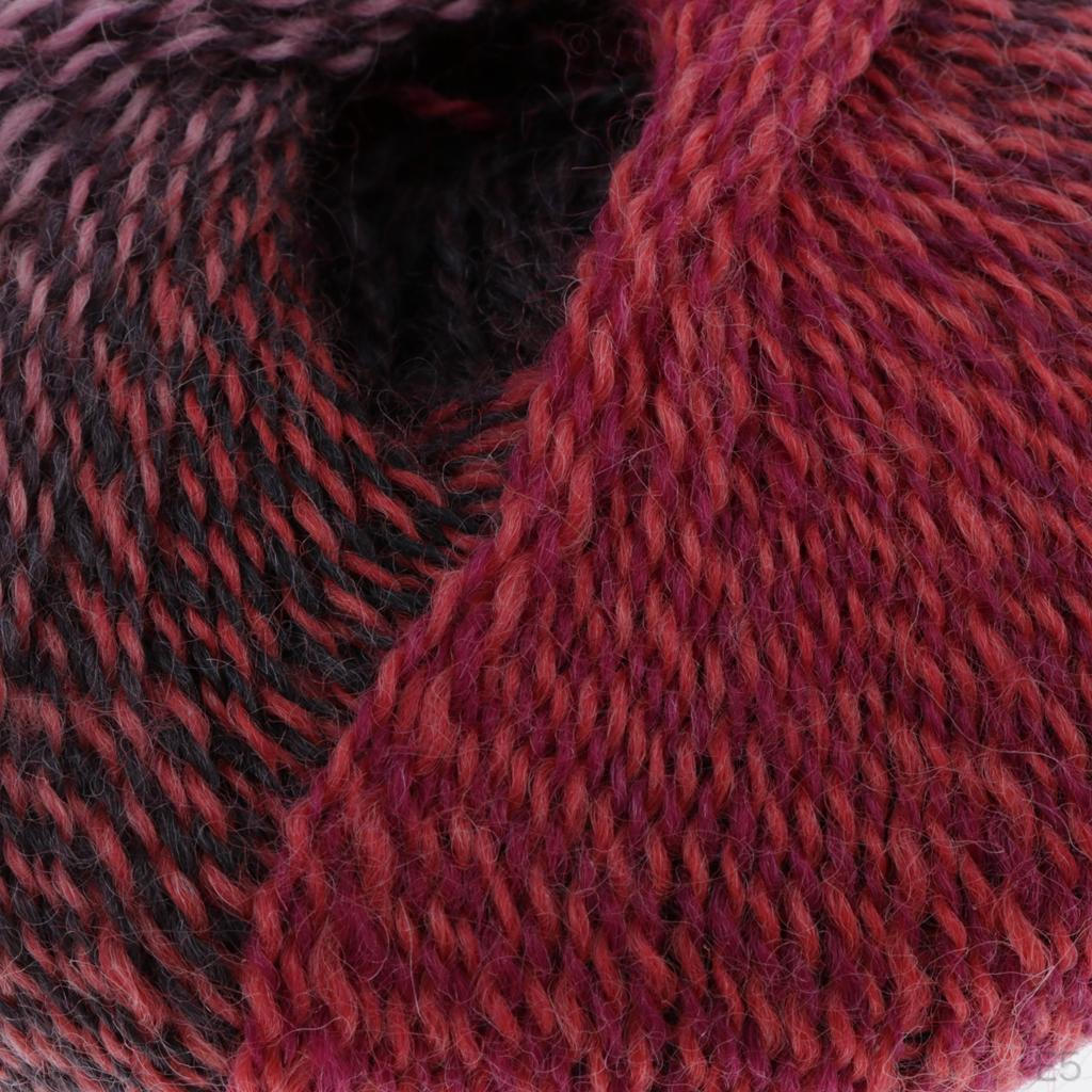 Hand-woven Rainbow Colorful Crochet Wool Blend Yarn Knitting for Felting, Wet