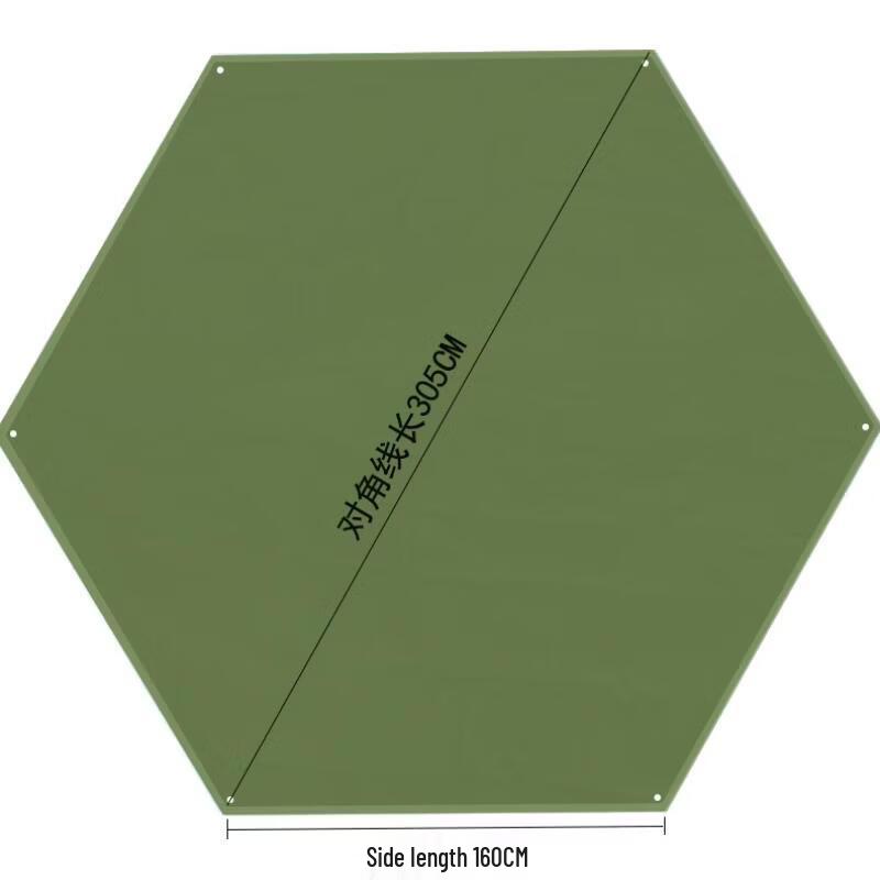 

Jundingying Шестиугольный внешний тент-подстилка для надувных палаток на 6-8 человек