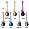 1Pc Stainless Steel Guitar Spoons Rainbow Coffee&Tea Spoon Flatware Drinking Tools