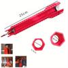 Multi-Functional Sanitary Wrench Pelvic Floor Leading Sleeve Disassembly Faucet Pipe Sink Sanitary Only Installation Tool
