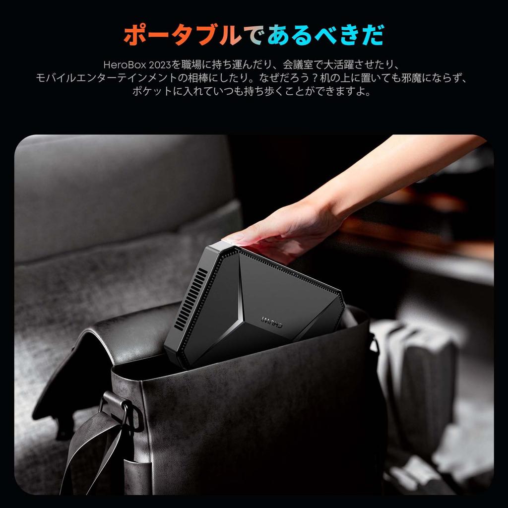 Mini-PC Windows11 12. Generation Intel Alder Lake N100 CHUWI HeroBox2023 Mini-PC DDR5 SSD Max Kleiner PC High Speed USB Leiser Mini-PC Kleiner PC Leiser