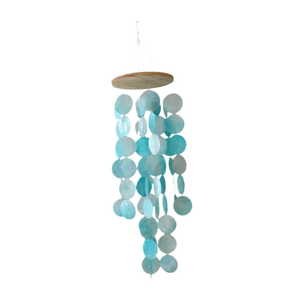 Concha Pieces of Wind Fields Multifunctional Crafts with Hanging Strings 4.7x17.7 Inches for