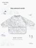 Waterproof Long Sleeve Baby Bib - Oil-Proof, Cotton Coverall for All Seasons.