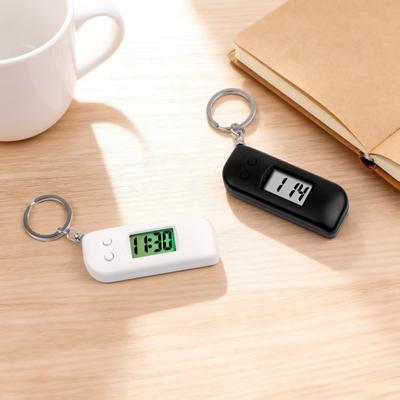 Luminous Mini Digital Clock Keychain Portable Digital Pocket Clock  Backpack Accessory