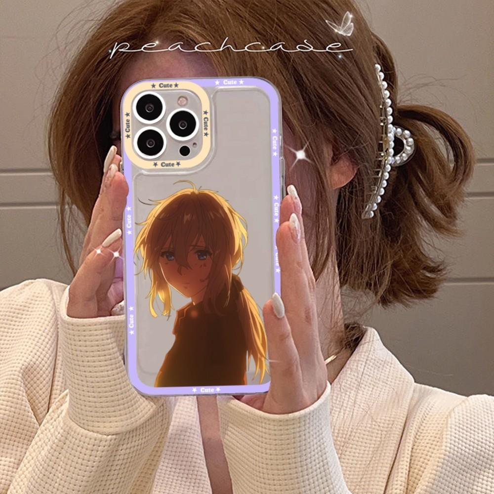 Violet Evergarden Phone Case For Samsung S 20 21 22 23 lite plus ultra Clear Mobile Cover Funda