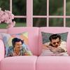 Styles H-Harry Styles British singer Cushion Cover Reversible Plush Pillow Cover – For car, sofa, bedroom, perfect as a gift.
