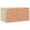 Wall Cabinets with Glass Doors 2 Pcs Sonoma Oak 68.5 X 37 X 35 Cm