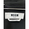 MSGM Black Lid Collar Fluid Shirt tops 41 blackUsed