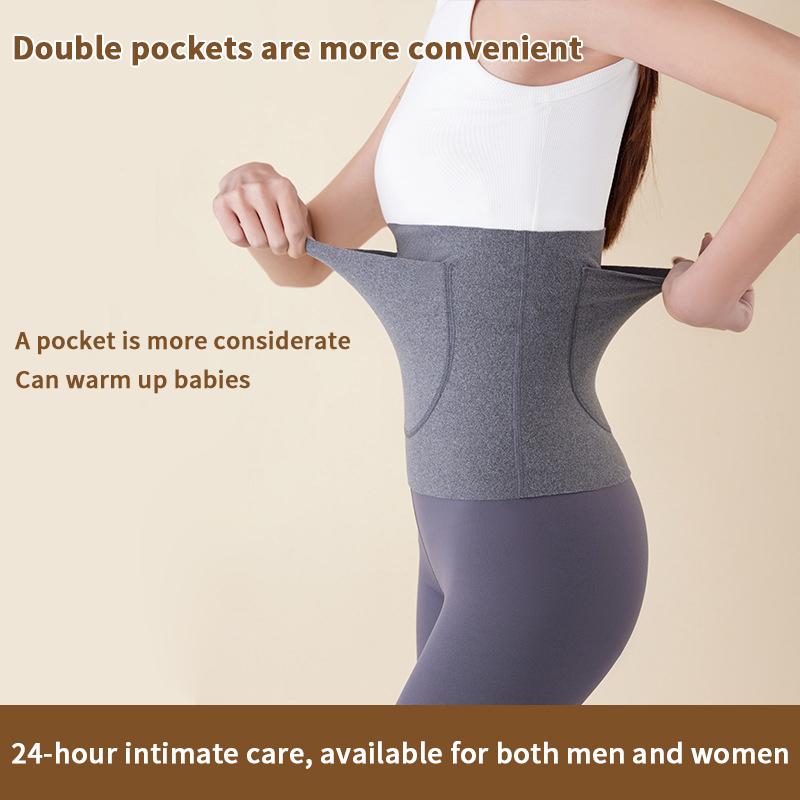 Self-Heating Mugwort Therapy Waist Support Belt Waist Support Belt Lower Back Support Thin Soft Elastic Kidney Fixation Belt