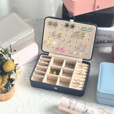 Leather Jewelry Box Organizer Jewelry Display Jewelry Boxes and Packaging Ring Box Suitable for Earrings and Rings