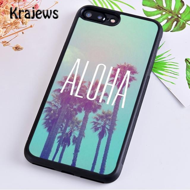 Aloha Hawaii Hawaiian Beach Palms For iPhone 17 Air 16 Phone Case Cover 15 14 Plus 12 13 Pro Max Fundas