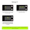 Batteriekapazitätsanzeige Blei-Säure Lithium LiFePO4 Digitales Voltmeter Amperemeter Messgerät Wattmeter mit Temperaturalarm DC 8-100V