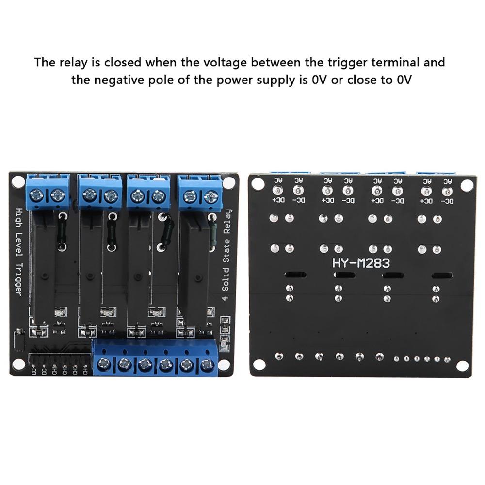 5V Solid State Relay Module 4 Channels 2A Solid State Relay Module  Circuit Modification