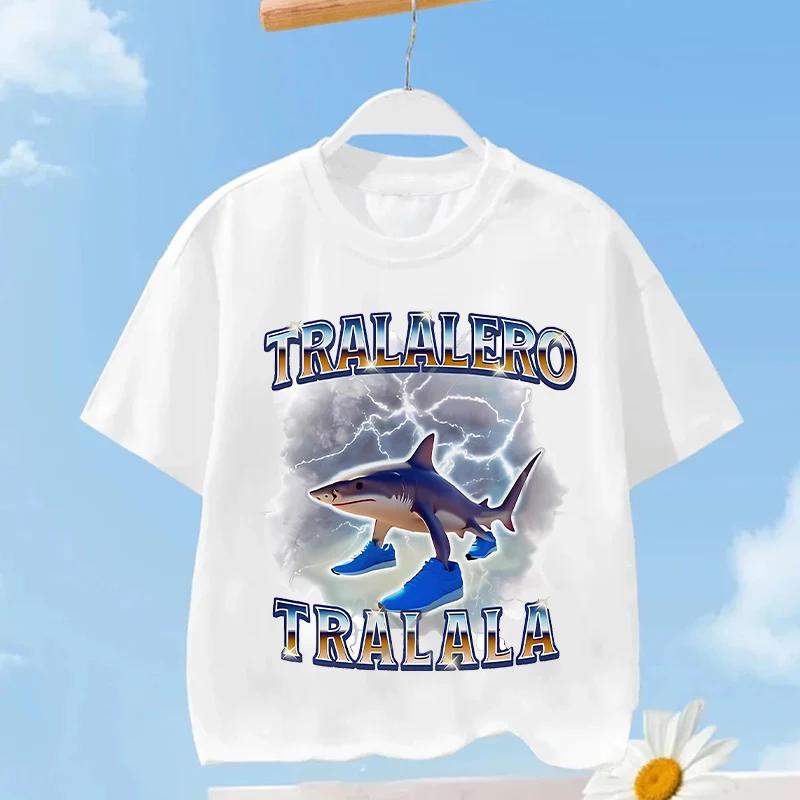 Dětské tričko Tungtung Sahur Brainrot Anime Trička Chlapec Dívka Léto Krátký Rukáv Bavlna Top Dětské Oblečení Dárek