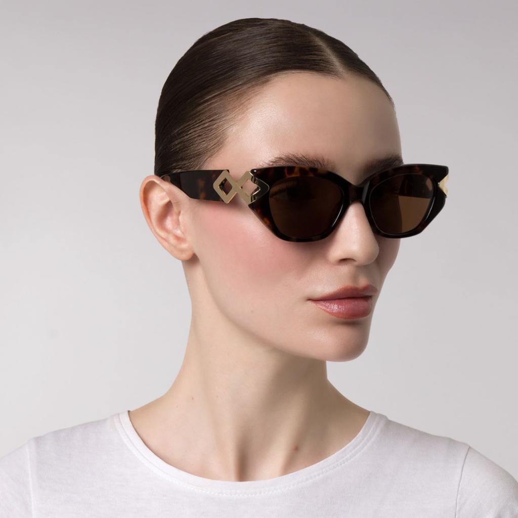 Luxury Brand Designer Vintage Cat Eye Sunglasses Women For Men Sun Glasses Punk Classic Rivet Metal Chain Sexy Lady Shades Uv400