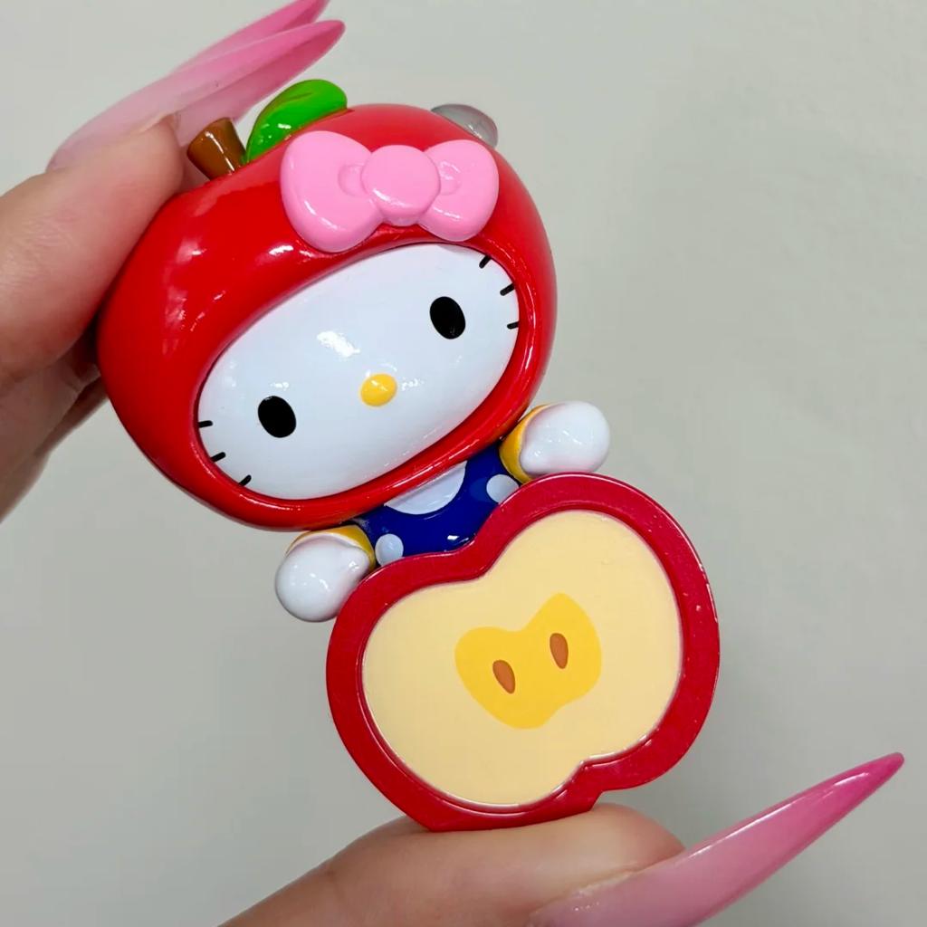 Genuine Hellokitty Apple Party Series Cute Bean Mini Blind Box Desktop Ornaments Decorations Cute Gifts Girls Holiday Surprises