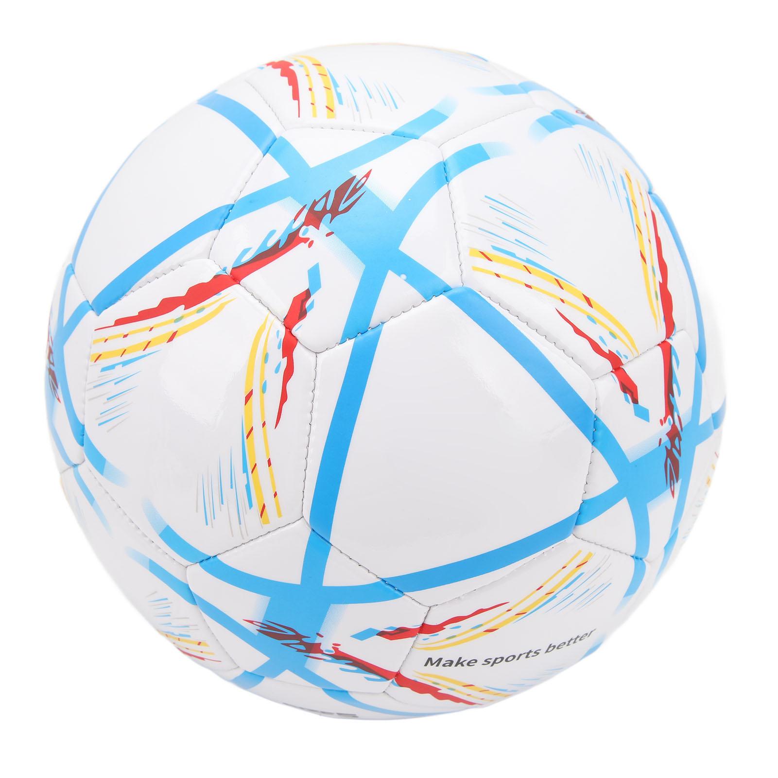Adult Size 5 Soccer Ball PVC Soccer Ball Wear Resistant Explosion Proof Football for Game Training Practice Youth Adult Players