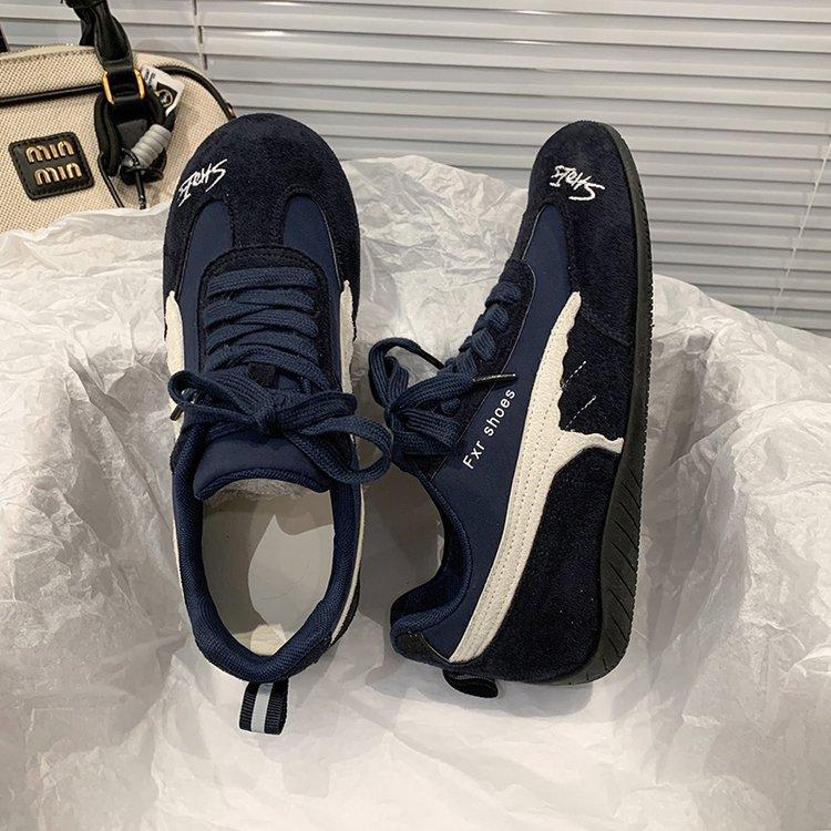 

Suding home, ретро моральные тренировочные туфли для женской осени 2025, новая цветовая гамма, на шнуровке, гоночные спортивные повседневные туфли Forrest Gump, ins тренд 40