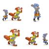 Zootopia Judy And Nick Resin Figurine Set For Gift And Decoration