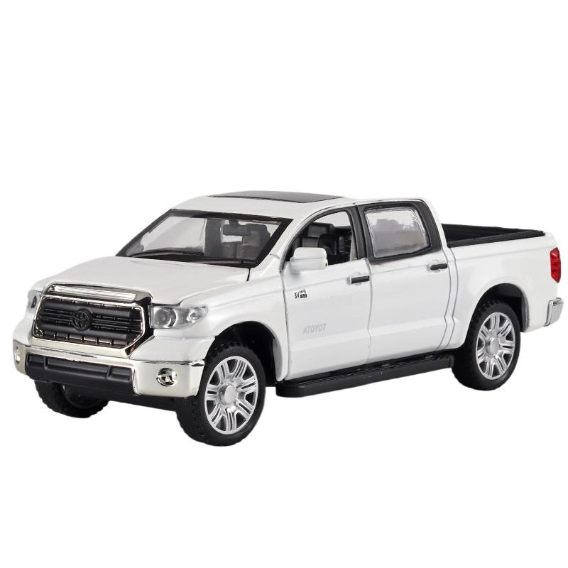 1/32 Toyota Tundra Off Road Pickup Truck Alloy Diecast Car Model Sound & Light Collectibles Children's Toys Birthday Gift Boys