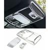 Chrome Front Reading Light Lamp Frame Trim Cover For Ford F150 2015+ Accessories