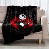 The Nightmare Before Christmas Theme Printed Blanket - Perfect for Couch, Bed, Travel & Outdoor Use | Machine Washable, Cozy & Durable.