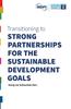The Transitioning To Strong Partnerships for the Sustainable Development Goals : 17 Book