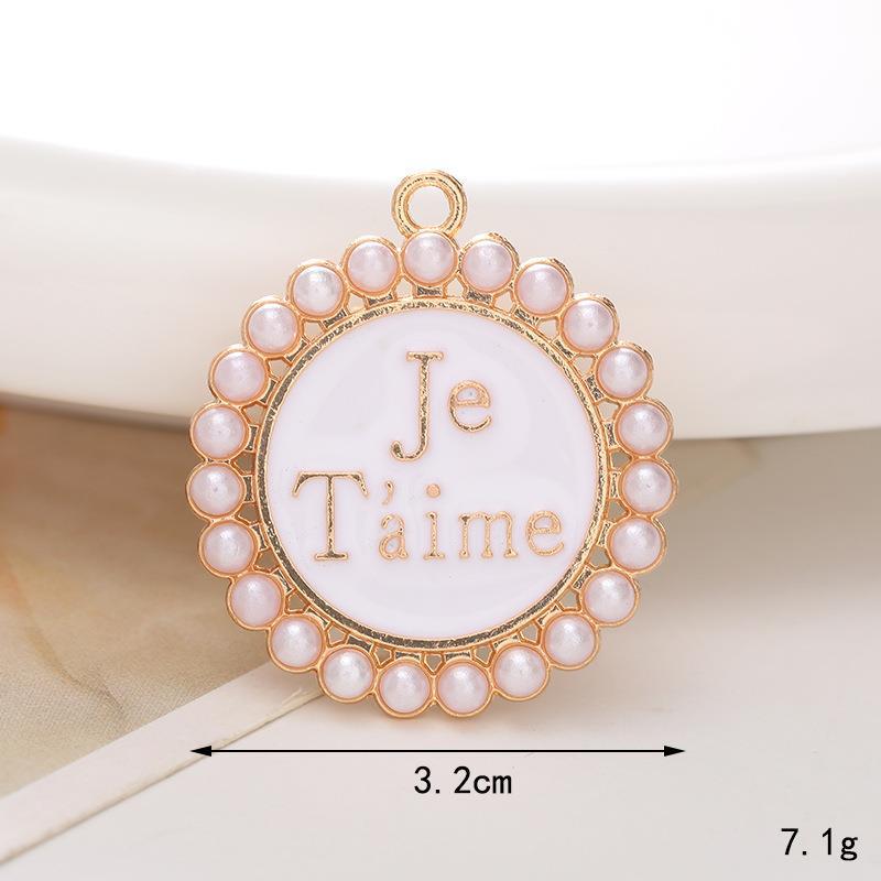 Zinc Alloy Pearl Flower Clog Accessories - DIY Shoe Buckle Decoration