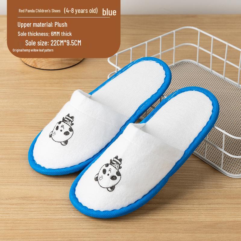 Kids' Portable Non-Slip Slippers for Travel and High-End Hospitality.